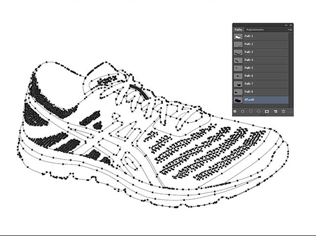 complex multiple clipping path after