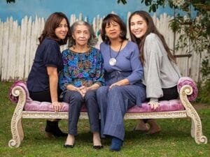Family group colour correction