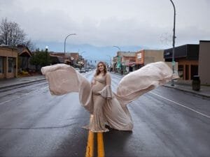 Street fashion shot cleaned