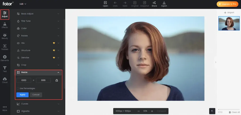 Fotor – Batch Editing Made Easy