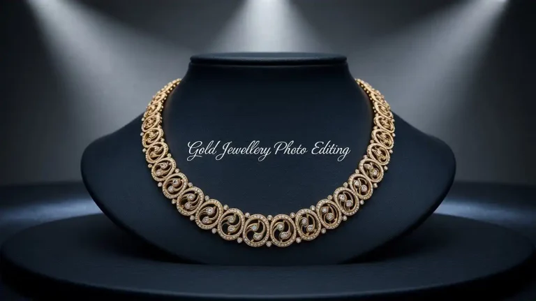 Gold Jewellery Photo Editing Services Cost