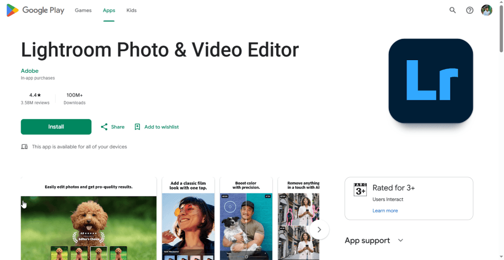 Adobe Lightroom