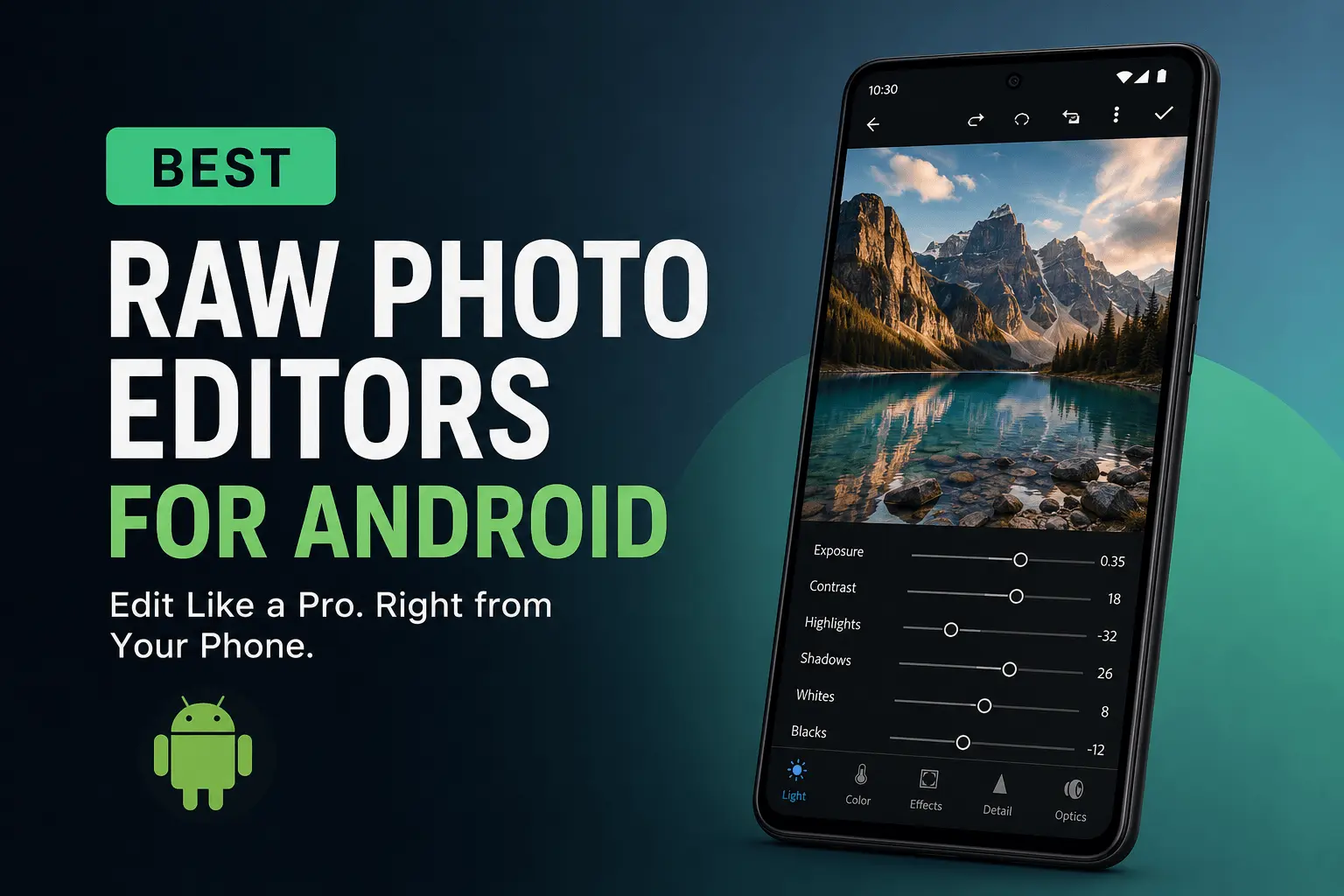 Best RAW Photo Editors for Android in 2026