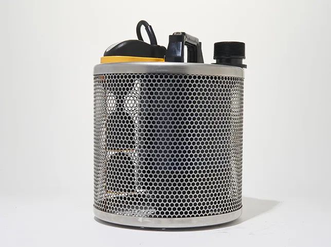 Mesh-bodied electronic gadget before catalogue background removal