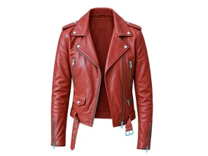 Leather jacket retouching