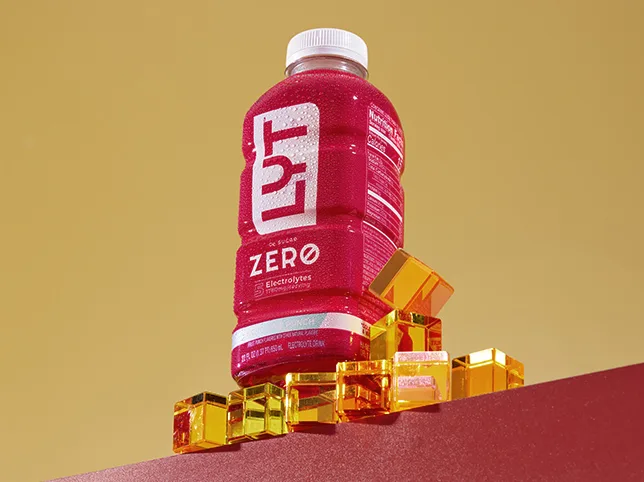 Drinks bottle before retouching