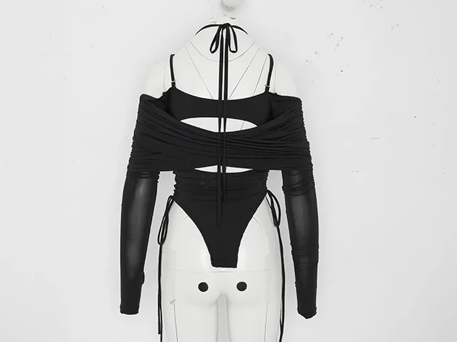 Garment before ghost mannequin editing
