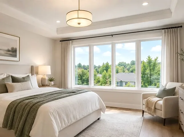 Interior photograph after it was HDR-blended and the windows recovered
