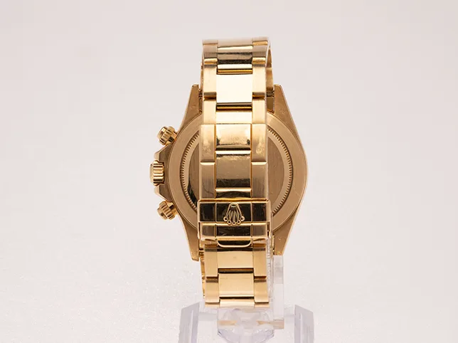 Gold watch before retouching