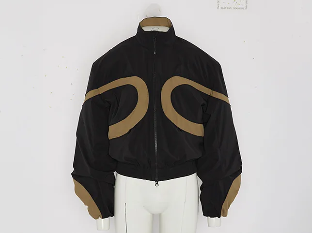 Bomber jacket before retouching