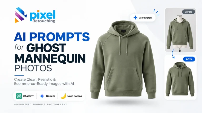 15 AI Prompts for Ghost Mannequin Photos (Copy & Paste)