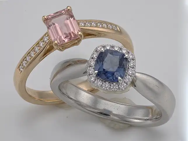 Jewelry before retouching