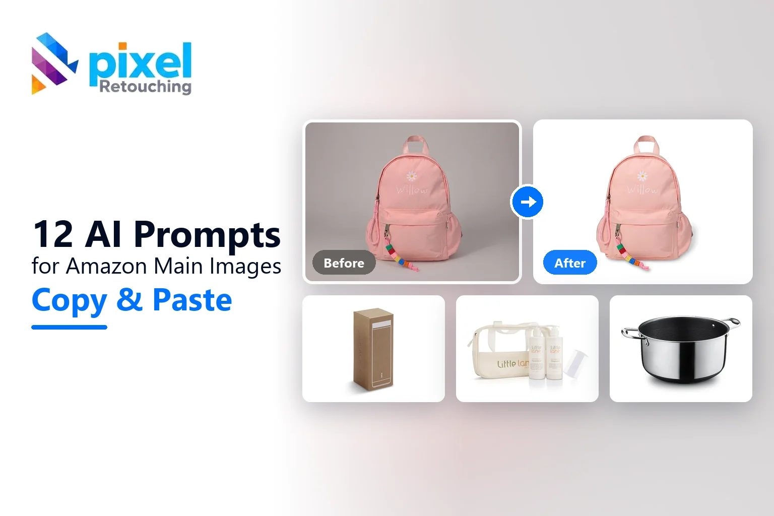 12 AI Prompts for Amazon Main Images (Copy & Paste)