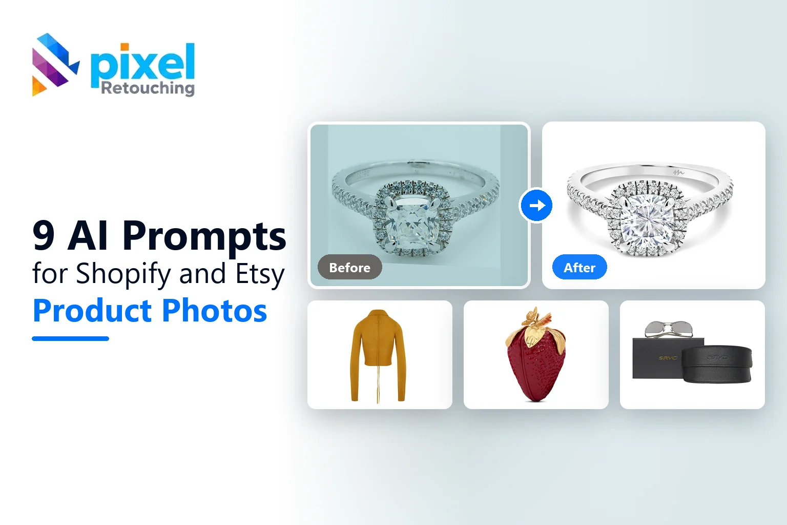 9 AI Prompts for Shopify and Etsy Product Photos