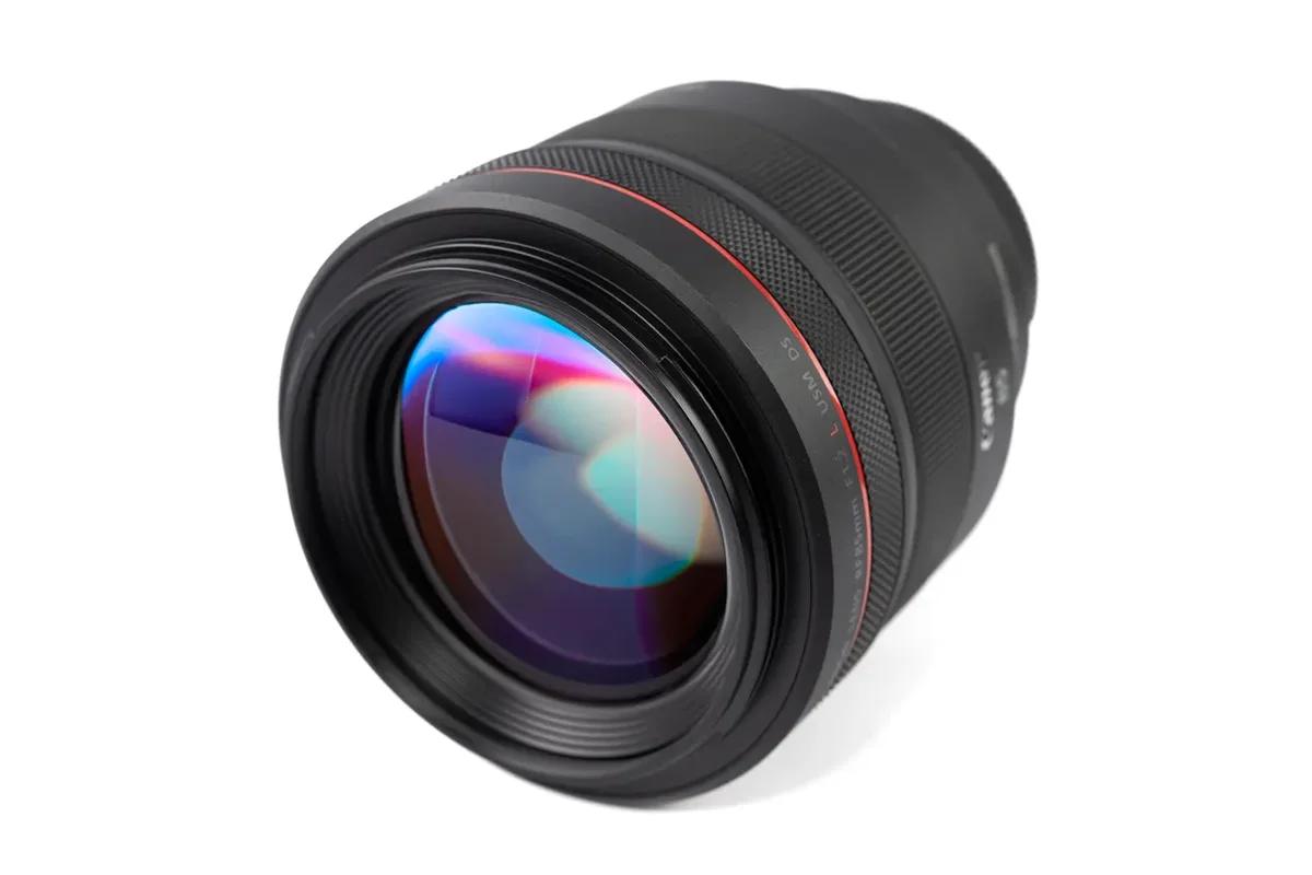 Canon RF 85mm f/1.2 L USM DS lens for fashion beauty portraits