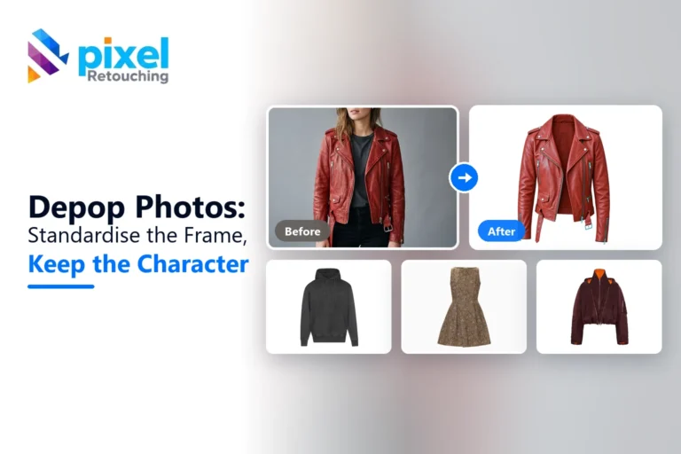 Depop Photos: Standardise the Frame, Keep the Character