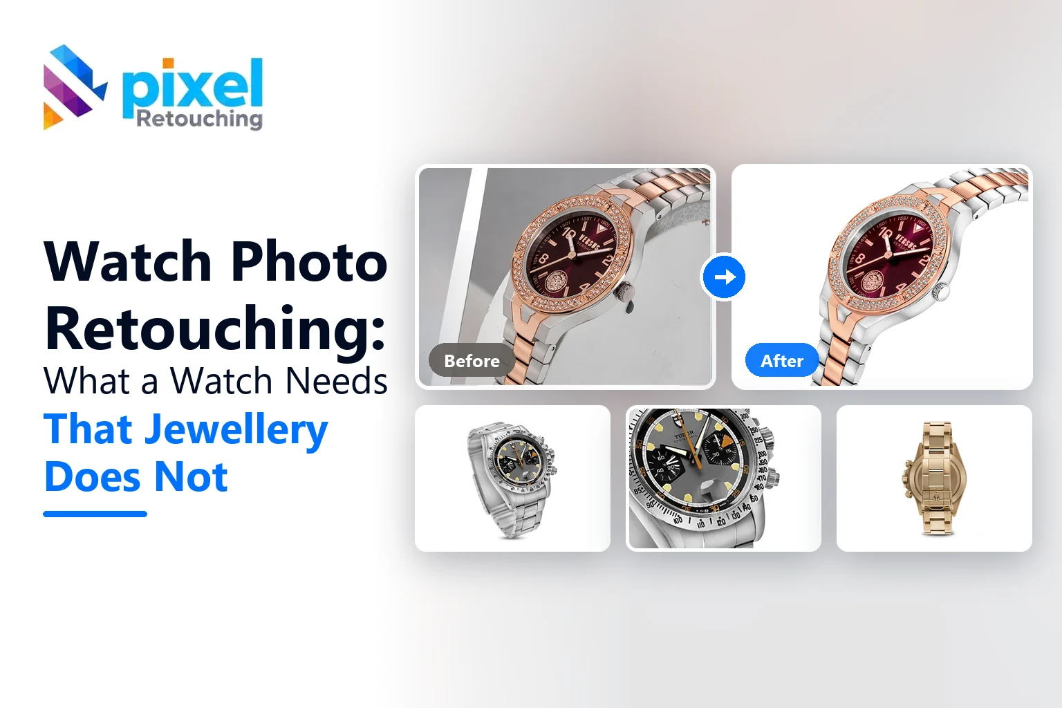 Watch Photo Retouching: What a Watch Needs That Jewellery Does Not