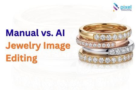 Manual vs. AI Jewelry Image Editing